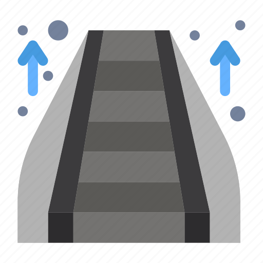 Escalator, mall, staircase icon - Download on Iconfinder