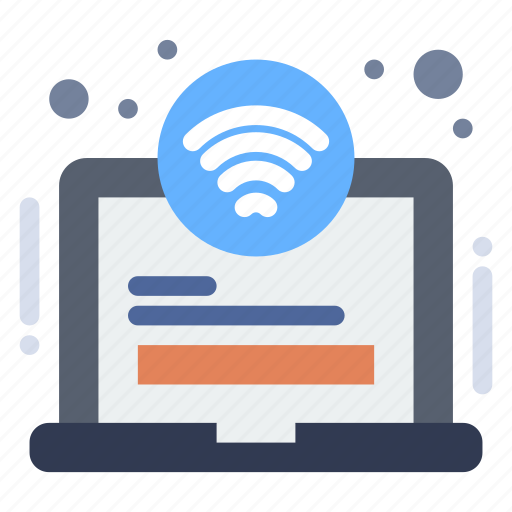 Area, hotel, laptop, wifi icon - Download on Iconfinder