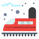 railroad, railway, train, transport