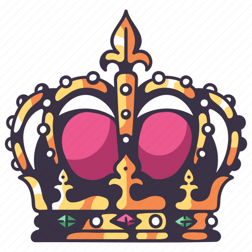 Crown, king, queen, royal, prince, jewelry, imperial icon - Download on Iconfinder