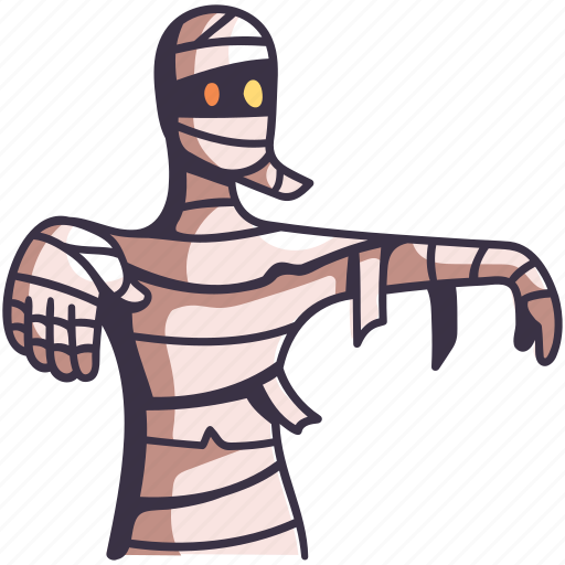 Mummy, scary, costume, horror, egypt, spooky, egyptian icon - Download on Iconfinder