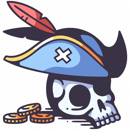 Skull, pirate, death, head, skeleton, bone, captain icon - Download on Iconfinder