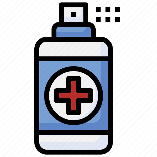 Spray, hand, sanitizer, hygiene, protection, clean icon - Download on Iconfinder