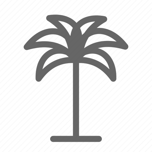 Tree, forest, palm, plant, leaf, green icon - Download on Iconfinder