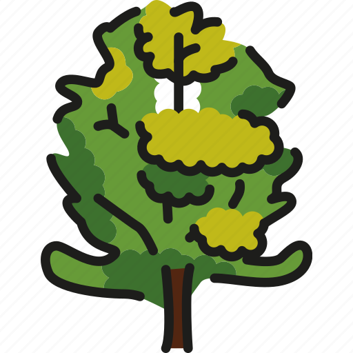 Alder, tree, green icon - Download on Iconfinder