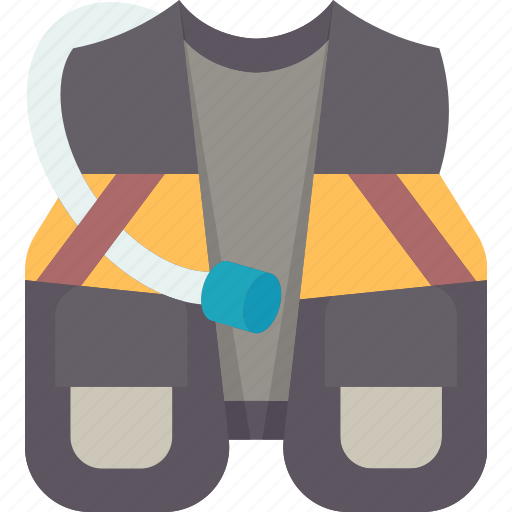 Vest, gear, hiking, warm, mountaineering icon - Download on Iconfinder