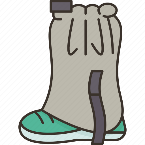 Leg, gaiters, walking, protect, hiking icon - Download on Iconfinder