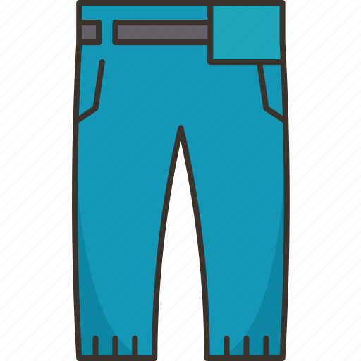 Pants, trousers, clothing, wear, camping icon - Download on Iconfinder