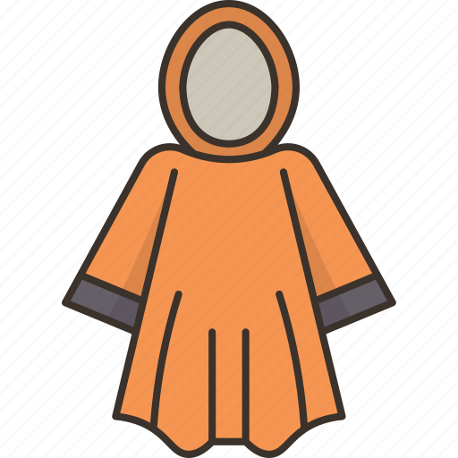 Poncho, survival, waterproof, garment, blanket icon - Download on Iconfinder