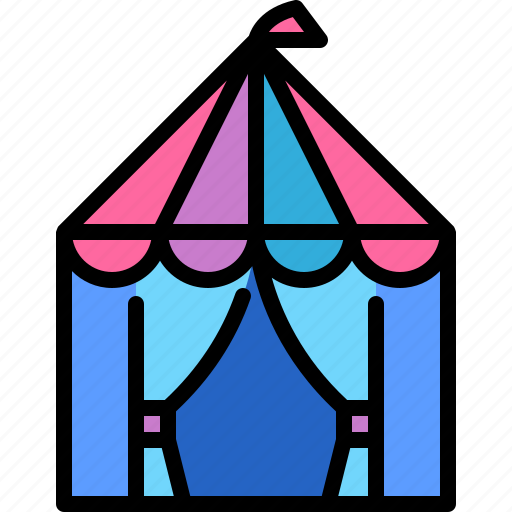 Toy, tent, play, child, kid icon - Download on Iconfinder