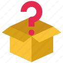 mystery, box, toy, play, child, kid