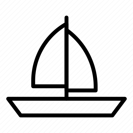 Boat, salling, boats, ship, beach icon - Download on Iconfinder