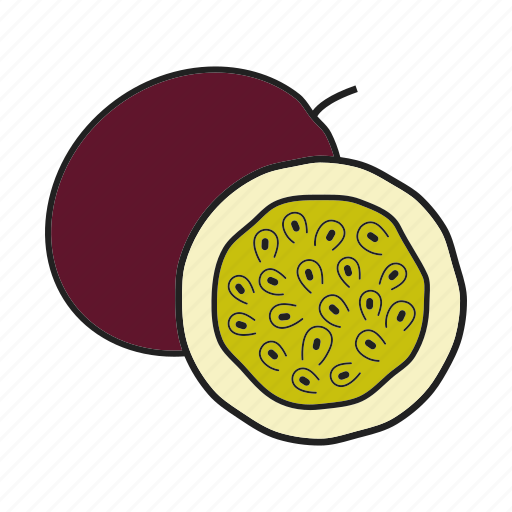 Fruit, passionfruit, tropical icon - Download on Iconfinder
