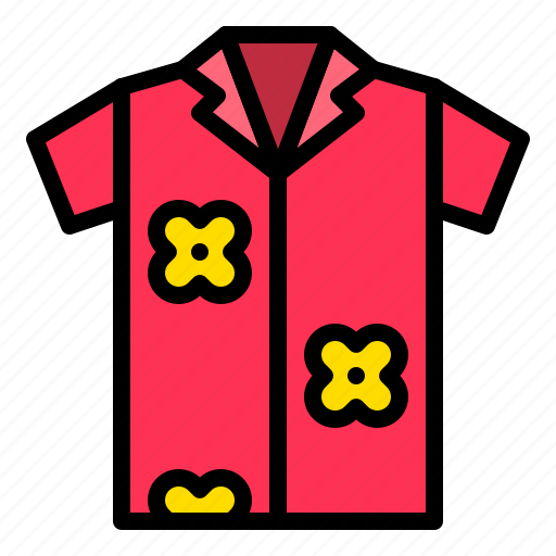 Clothes, garment, shirt, summer, tropical icon - Download on Iconfinder