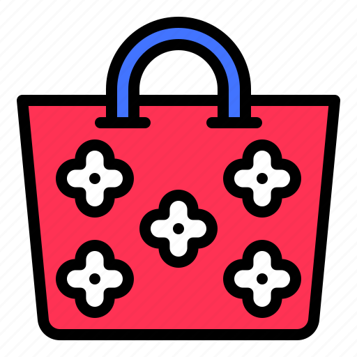 Bag, shopping, tote bag, tropical icon - Download on Iconfinder