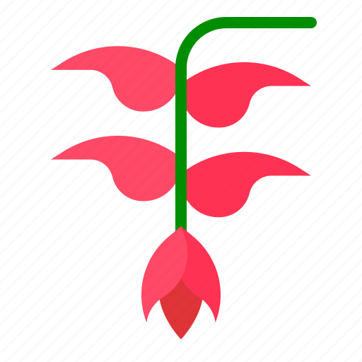 Floral, flower, heliconia, plant, tropical icon - Download on Iconfinder