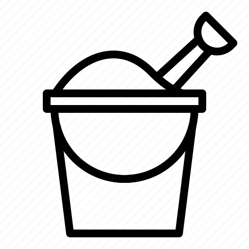 Bucket, sand, shovel, tropical icon - Download on Iconfinder
