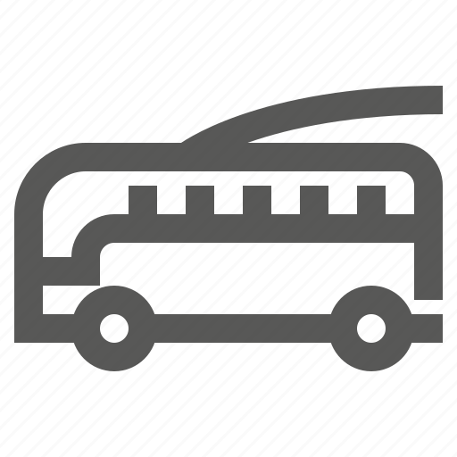 Bus, streetcar, transport, transportation, trolley, trolleybus icon - Download on Iconfinder