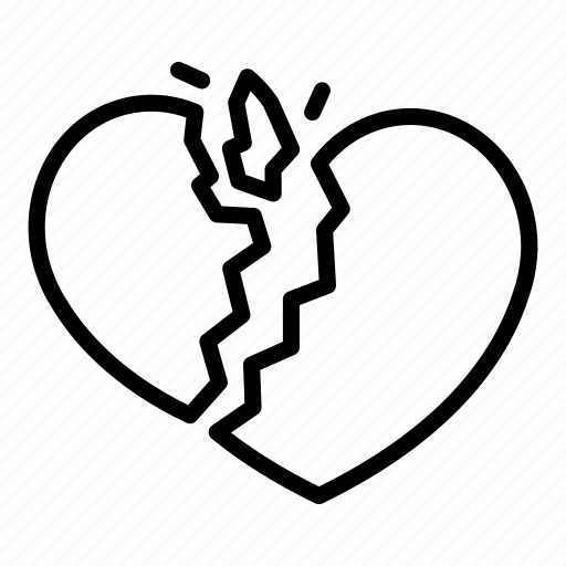 Broken, trust, heart icon - Download on Iconfinder