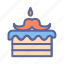 birthday, cake, day, father, tukicon 