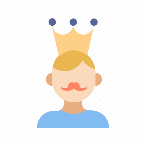Crown, day, father, king, moustache, tukicon icon - Download on Iconfinder