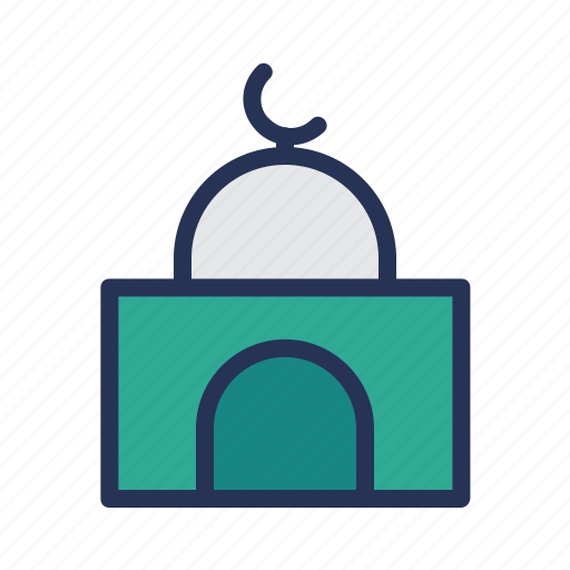 Color, islam, moslem, mosque, outline, ramadan, tukicon icon - Download on Iconfinder