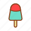ice cream, popsicle, set, summer, tukicon 