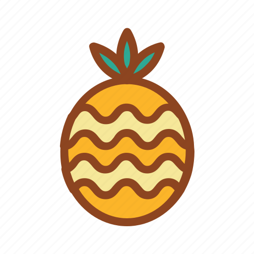 Pineapple, set, summer, tukicon icon - Download on Iconfinder