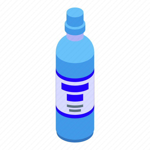 Wash, cleaner, bottle, isometric icon - Download on Iconfinder