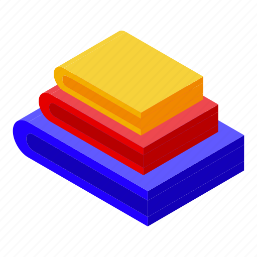 Clean, clothes, stack, isometric icon - Download on Iconfinder