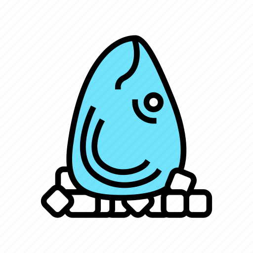 Cubes, fish, head, ice, market, tuna icon - Download on Iconfinder