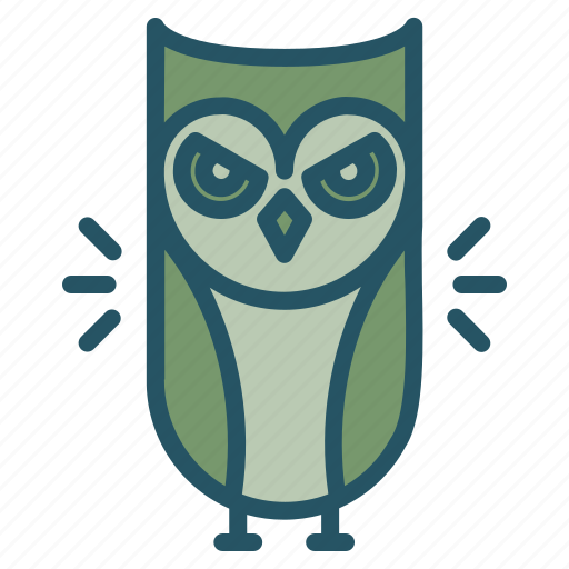 Animal, bird, owl, peaks, twin icon - Download on Iconfinder