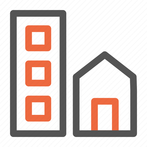 Acommodation, city, hotel, housing, living, stay, thin icon - Download on Iconfinder