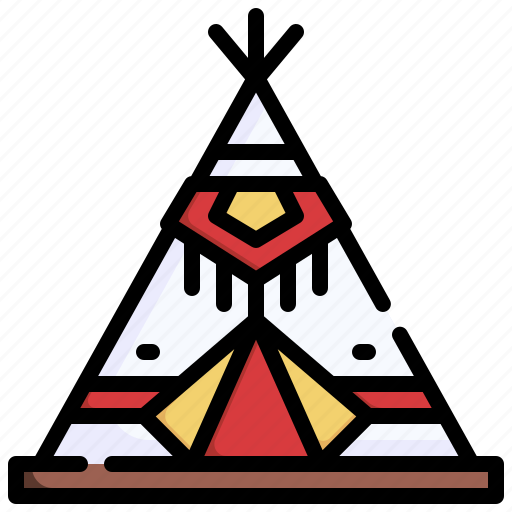 Tepee, tripe, style, house, indian icon - Download on Iconfinder
