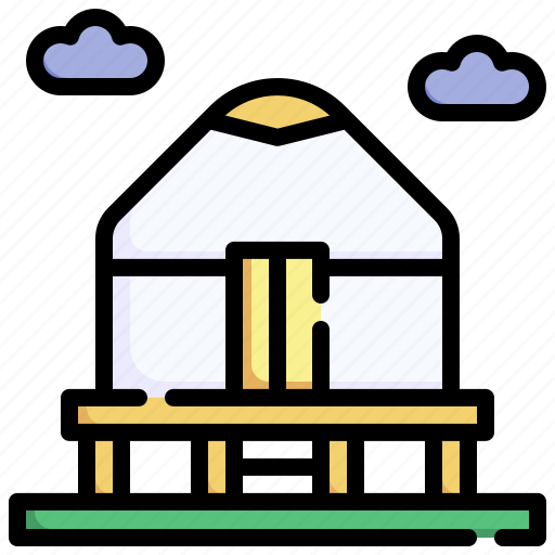 Yurts, house, tripe, style icon - Download on Iconfinder
