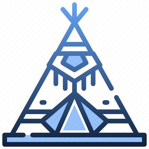 Tepee, tripe, style, house, indian icon - Download on Iconfinder