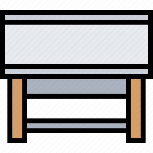 Table, metal, desk, furniture, interior icon - Download on Iconfinder