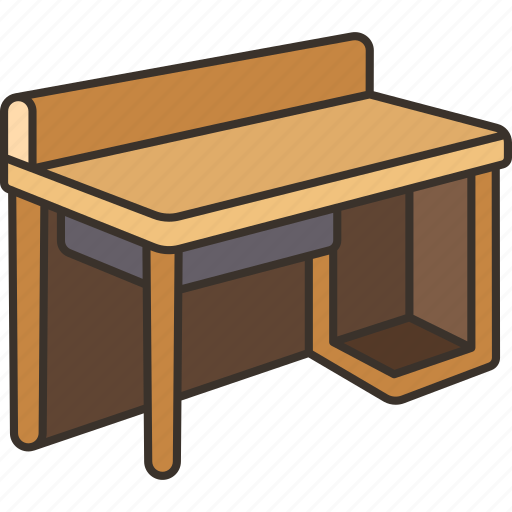 Desk, computer, table, office, workspace icon - Download on Iconfinder