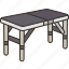 table, card, folding, square, furniture 
