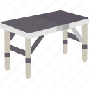 table, card, folding, square, furniture