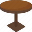 table, dining, bar, cafe, round