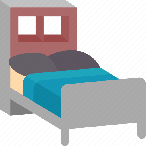 Bed, bookcase, headboard, storage, design icon - Download on Iconfinder