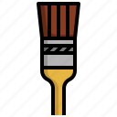 types, brushes, flatwash, paint, brush, art, painting