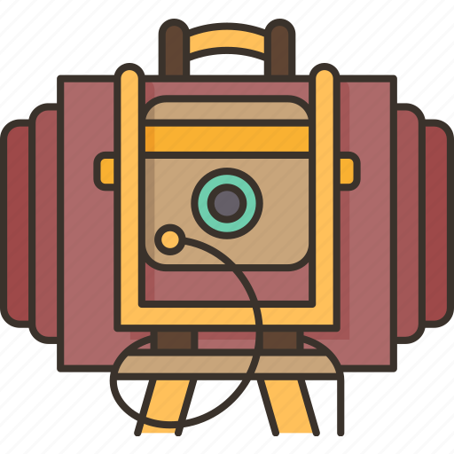 Camera, banquet, photographs, focus, vintage icon - Download on Iconfinder