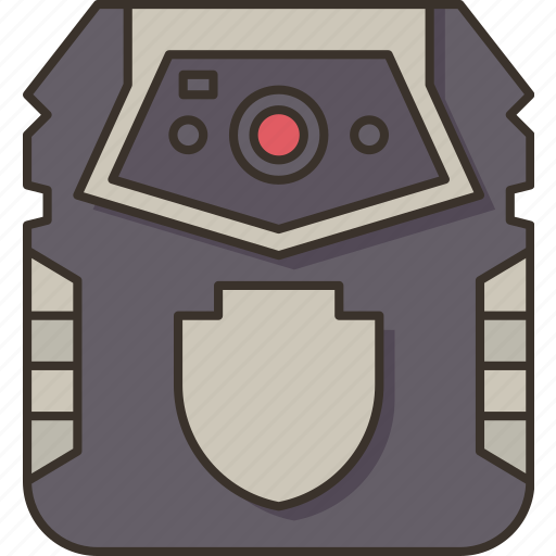 Camera, body, footage, recording, police icon - Download on Iconfinder