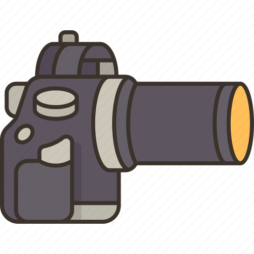 Camera, bridge, lens, fixed, digital icon - Download on Iconfinder