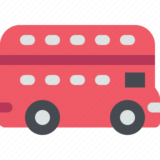 London, bus, double, decker, public, transportation, travel icon - Download on Iconfinder