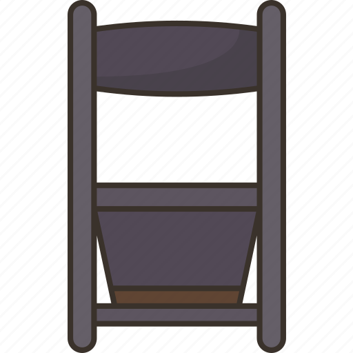 Folding, chair, sit, picnic, metal icon - Download on Iconfinder