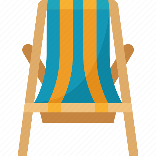 Deck, chair, beach, comfort, relaxation icon - Download on Iconfinder