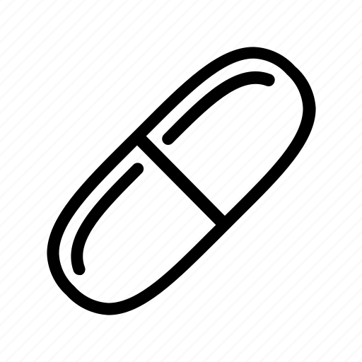 Pill, oblong, drug, medicine icon - Download on Iconfinder